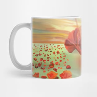 Poppy Fields Remembrance Memorial Mug